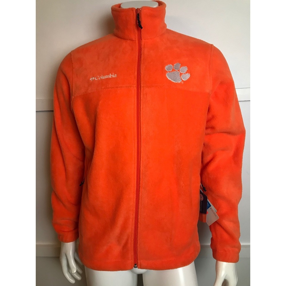 Clemson Tigers Columbia Flanker II Full-Zip Fleece Jacket Size S - Picture 2 of 9